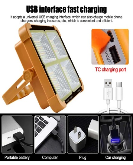 Luz LED solar portátil