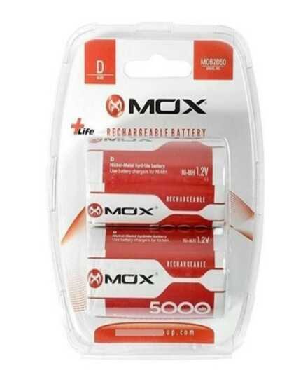 Pila tipo D recargable Mox